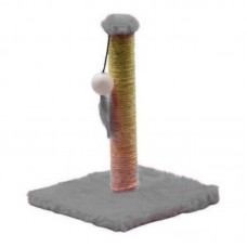 9133 - ARRANHADOR POSTE QUADRADO 30CM GRAFITE