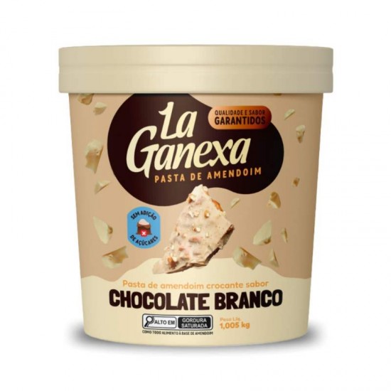 PASTA DE AMENDOIM CHOCOLATE BRANC - 450G